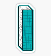 Alphabets - Blue | YWZMLS 8 Sticker