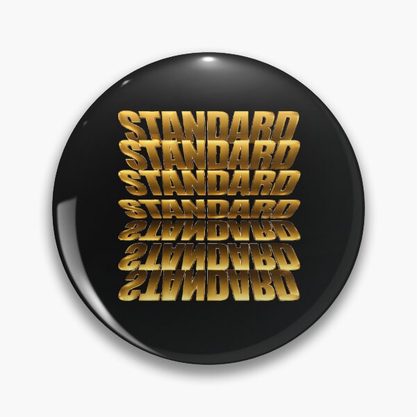 Item preview, Diseño de repetición de tipografía 3D de estándar dorado designed and sold by zohocreations.