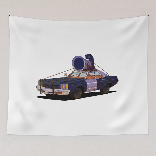 Item preview, Bluesmobile – The Blues Brothers Classic Car Illustration  designed and sold by fnfunk271.