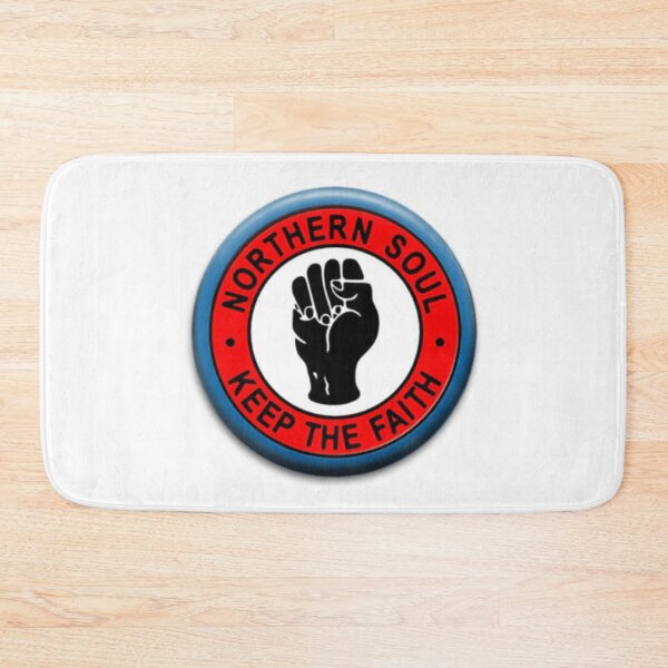 Item preview, Northern Soul “Keep The Faith” Fist Badge – Retro Mod Soul Design designed and sold by KentonDesignsUK.