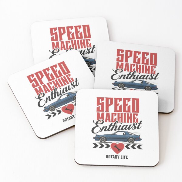 Item preview, Speed Machine Enthusiast — Retro Rotary Life Sports Car Illustration designed and sold by HBDStudio.