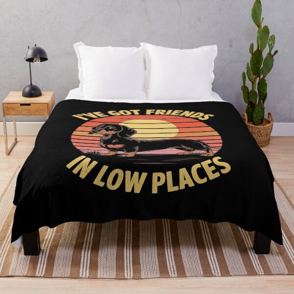 Item preview, I've got friends in low places funny dachshund apparel designed and sold by KotexTemu.