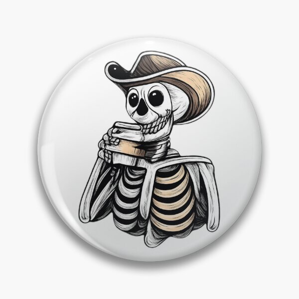 Item preview, Caffeinated Until the End – Skeleton Drinking Coffee designed and sold by so01.