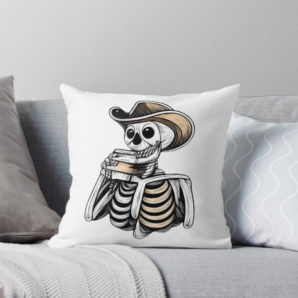 Item preview, Caffeinated Until the End – Skeleton Drinking Coffee designed and sold by so01.