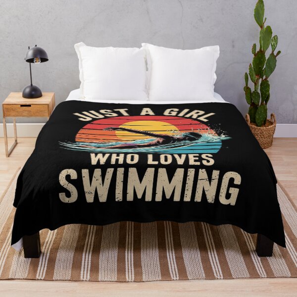 Item preview, Just A Girl Who Loves Swimming designed and sold by MyzoToyota.