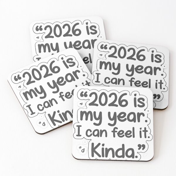 Item preview, 2026 Is My Year I Can Feel It - new year sticker designed and sold by MukuMint.