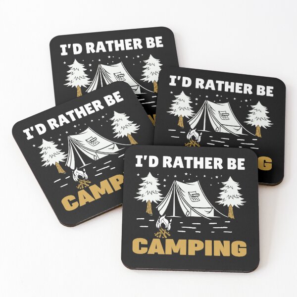 Item preview, I’d Rather Be Camping – Gift Idea for Campers and RV Travelers designed and sold by GetGoodFit.