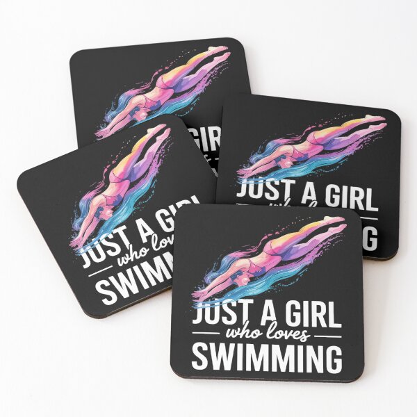 Item preview, Just A Girl Who Loves Swimming Swim Swimmer Swimming  designed and sold by MyzoToyota.