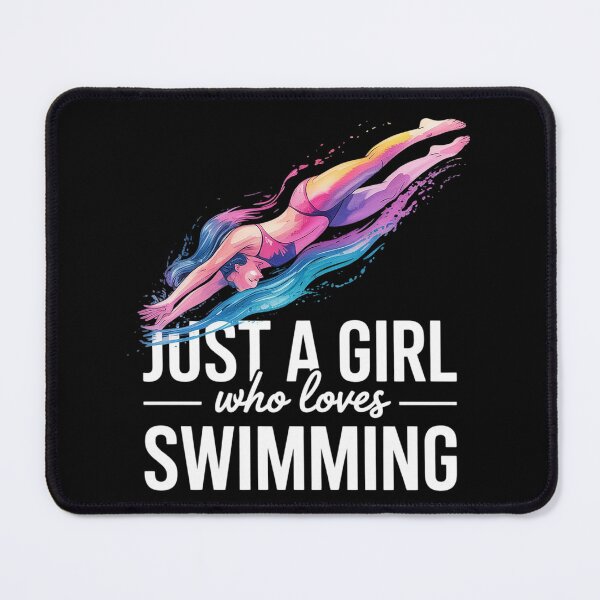Item preview, Just A Girl Who Loves Swimming Swim Swimmer Swimming designed and sold by MyzoToyota.