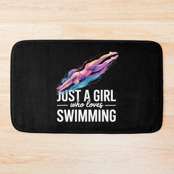 Item preview, Just A Girl Who Loves Swimming Swim Swimmer Swimming  designed and sold by MyzoToyota.