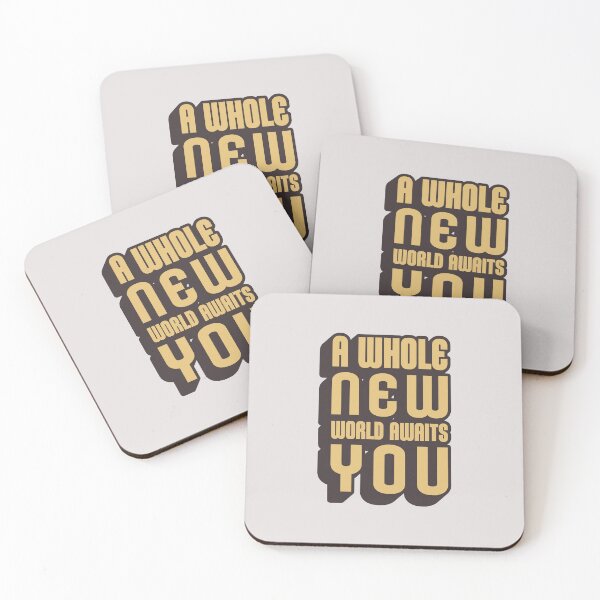 Item preview, A Whole New World Awaits Typography designed and sold by trepiu.