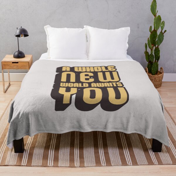 Item preview, A Whole New World Awaits Typography designed and sold by trepiu.