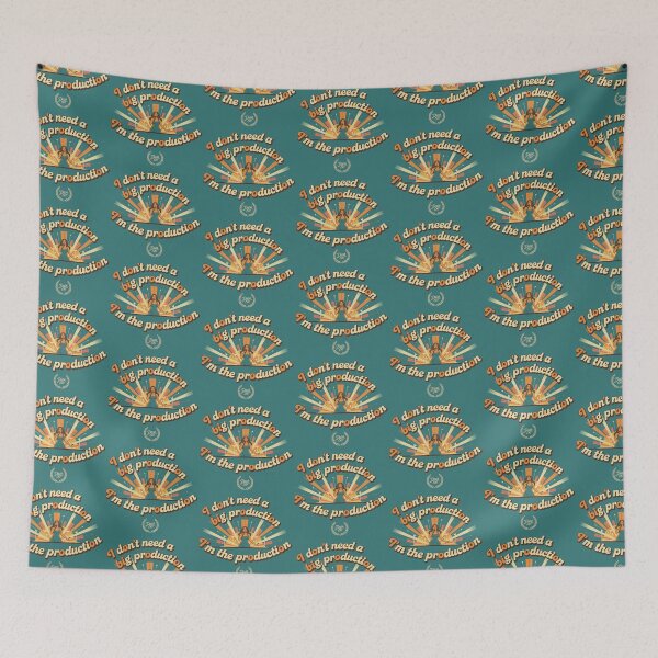 Item preview, The Production Is Me Retro Vintage Design Strong and Confident Singer designed and sold by sing-it-out.