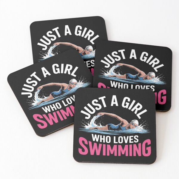 Item preview, Just a Girl who loves Swimming Swimmers Kids  designed and sold by MyzoToyota.