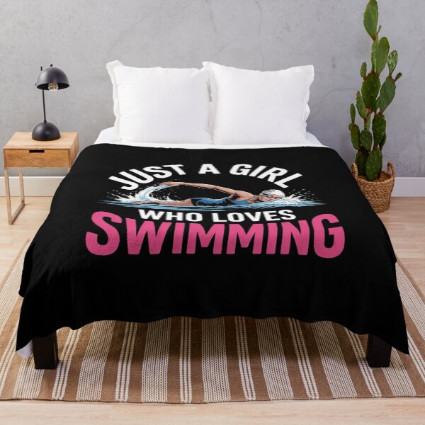 Item preview, Just a Girl who loves Swimming Swimmers Kids designed and sold by MyzoToyota.