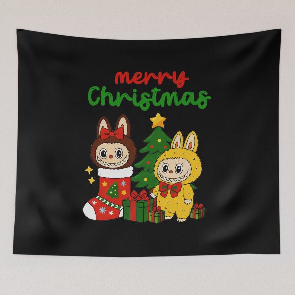 Item preview, Merry Christmas Labubu  designed and sold by Nogameeee21.