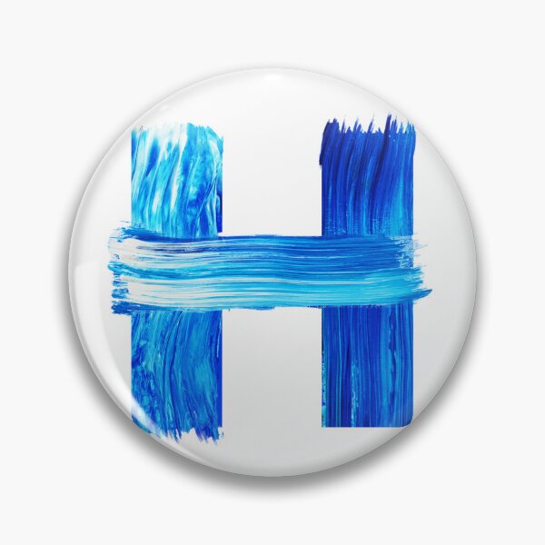 Item preview, Cursive H Modern Paint Texture Monogram | Minimalist Initial Art designed and sold by Raj-Designs.