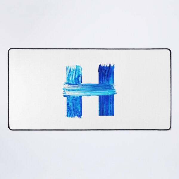 Item preview, Cursive H Modern Paint Texture Monogram | Minimalist Initial Art designed and sold by Raj-Designs.