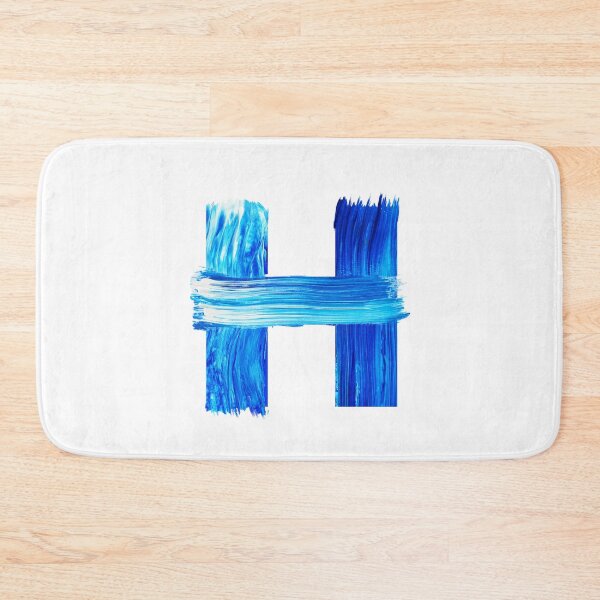 Item preview, Cursive H Modern Paint Texture Monogram | Minimalist Initial Art designed and sold by Raj-Designs.