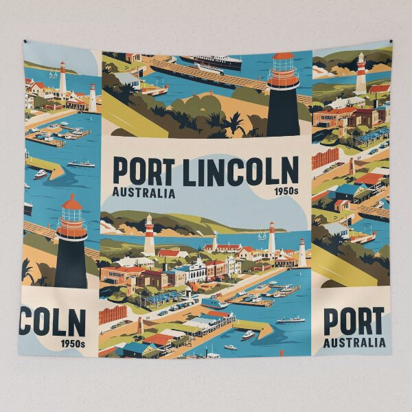 Item preview, Port Lincoln Australia Vintage Travel Tourism designed and sold by TravelersGems.