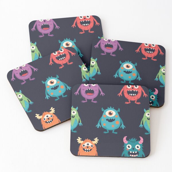 Item preview, Jolly Monster Medley: Colorful, Whimsical, Repeating designed and sold by Yuan Wen.