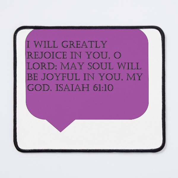 Item preview, I will greatly rejoice in you. designed and sold by Becca's Arts and Merchandise.