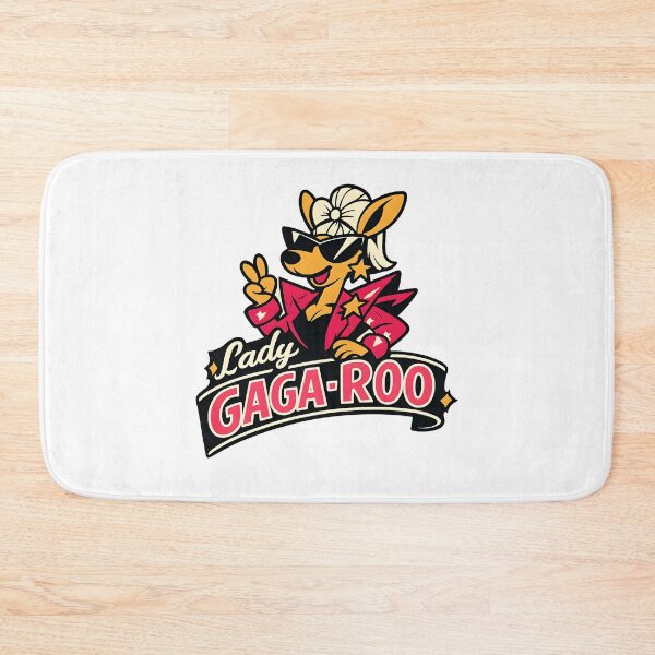 Item preview, Lady Gaga-roo – Vintage Retro Kangaroo Parody Logo designed and sold by Dax Studio.