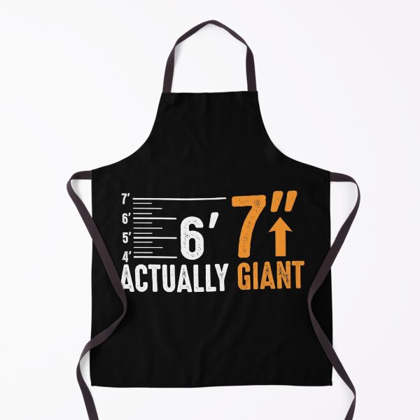 Item preview, Actually Giant 6'7" - Funny Height Chart & Varsity Style designed and sold by Open Canvas.