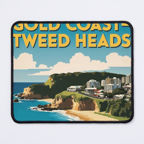 Item preview, Gold Coast Tweed Heads Australia Vintage Travel Tourism designed and sold by TravelersGems.