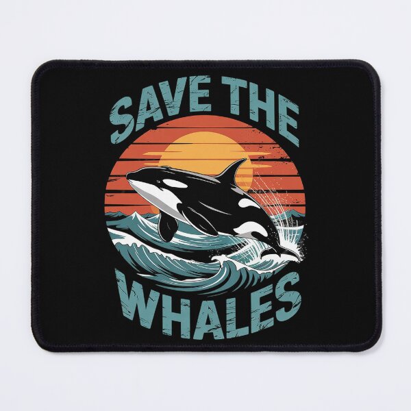 Item preview, Save The Whales Vintage Orca Whale designed and sold by KotexTemu.