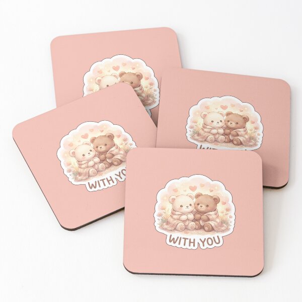 Item preview, Valentine With You – Cute Bear Couple Love Sticker  Romantic Valentine’s Day Gift designed and sold by Nuist25.