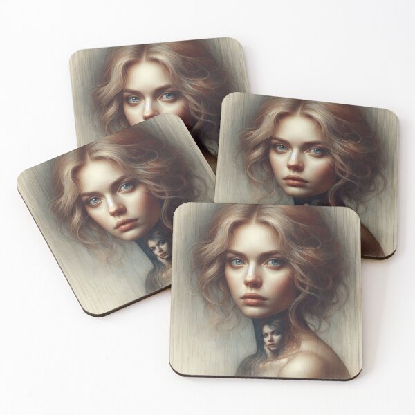 Item preview, Recursive Portrait of Inner Depth – Surreal beauty between identity and visual poetry designed and sold by FotoworldEdel.