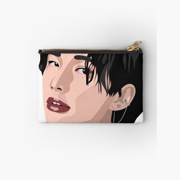 Item preview, Hyunjin of Stray Kids in a stunning vector digital portrait. designed and sold by Aome22.