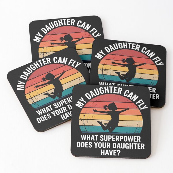 Item preview, My Daughter Can Fly Superpower Mom Dad Swimming Team Parents designed and sold by MyzoToyota.