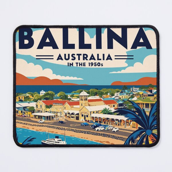 Item preview, Ballina Australia Vintage Travel Tourism designed and sold by TravelersGems.