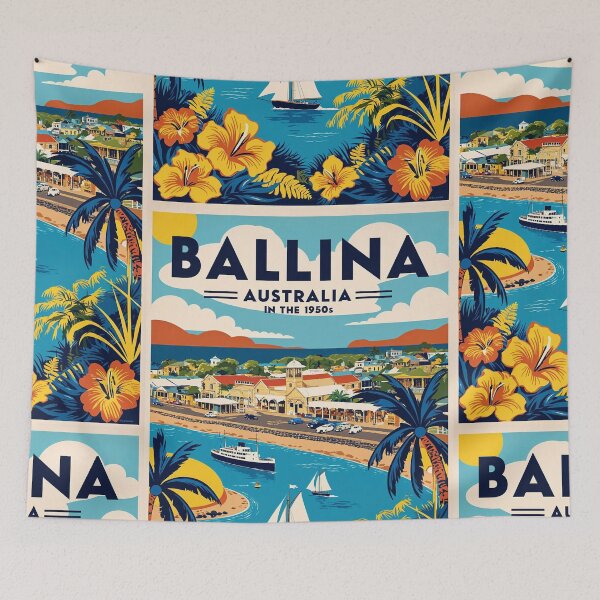Item preview, Ballina Australia Vintage Travel Tourism designed and sold by TravelersGems.