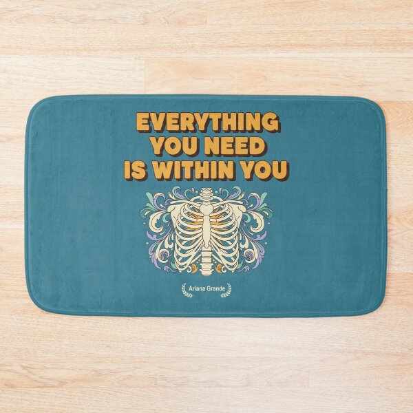 Item preview, Vintage Motivational Floral Skeleton Design: It's All Within You designed and sold by sing-it-out.
