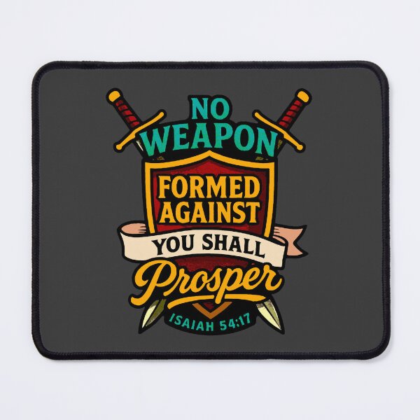 Item preview, Isaiah 54:17 No Weapon Formed Against You Shall Prosper designed and sold by plushism.