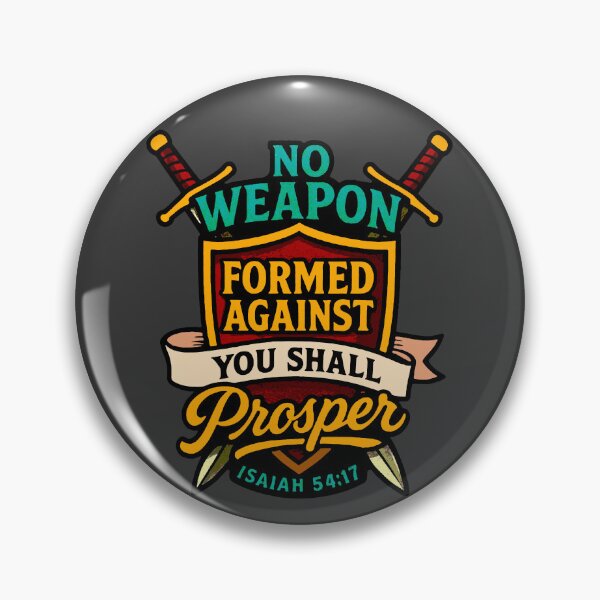 Item preview, Isaiah 54:17 No Weapon Formed Against You Shall Prosper designed and sold by plushism.