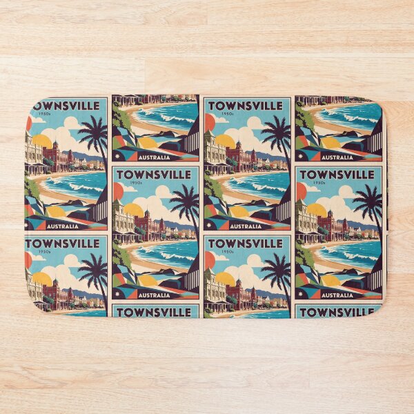 Item preview, Townsville Australia Vintage Travel Tourism designed and sold by TravelersGems.