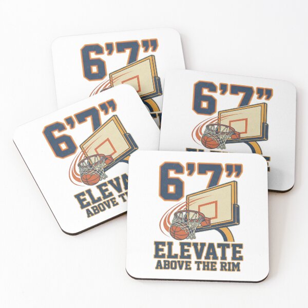 Item preview, 6'7" Basketball - Elevate Above The Rim Varsity Style designed and sold by Open Canvas.