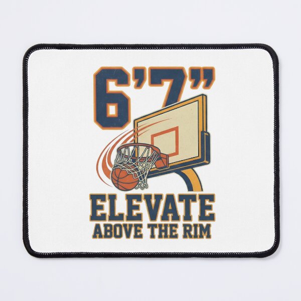 Item preview, 6'7" Basketball - Elevate Above The Rim Varsity Style designed and sold by Open Canvas.