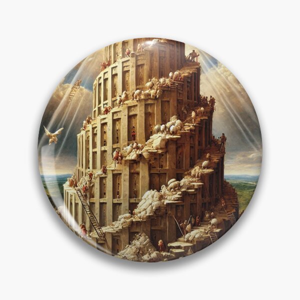 Item preview, Sheepism – The Tower of Baa-bel designed and sold by Thpoar.
