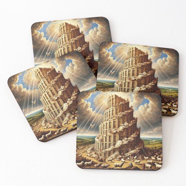 Item preview, Sheepism – The Tower of Baa-bel designed and sold by Thpoar.