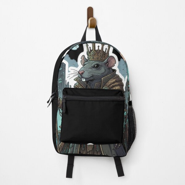 Item preview, Royal Steampunk Rat With Scepter Fantasy Illustration designed and sold by RebellDancer.