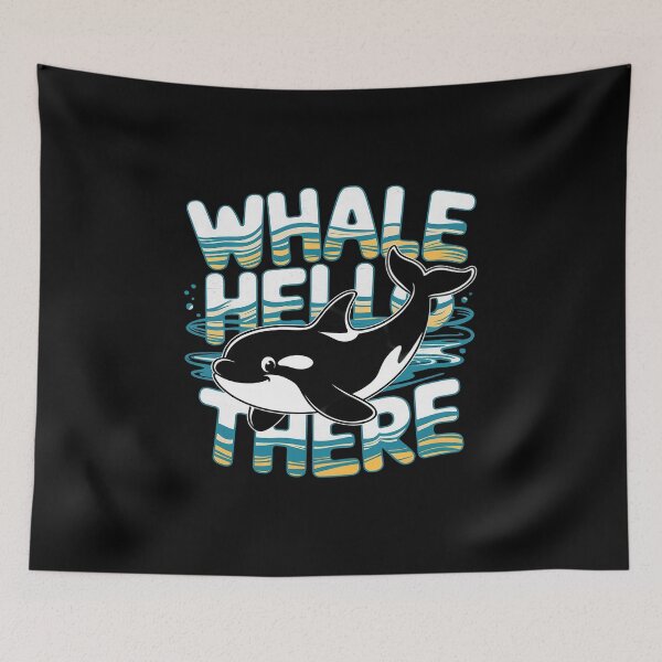 Item preview, unny Orca Whale Hello There designed and sold by KotexTemu.