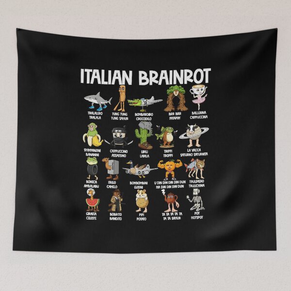 Item preview, Italian Brainrot Characters Popular Trend  designed and sold by Akiraaa33.