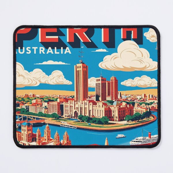Item preview, Perth Australia Vintage Travel Tourism designed and sold by TravelersGems.
