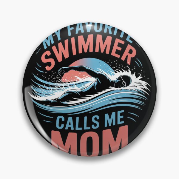 Item preview, My Favorite Swimmer Calls Me Mom Snorkel Swimmer  designed and sold by MyzoToyota.
