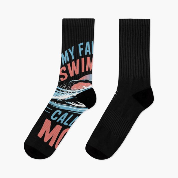 Item preview, My Favorite Swimmer Calls Me Mom Snorkel Swimmer  designed and sold by MyzoToyota.
